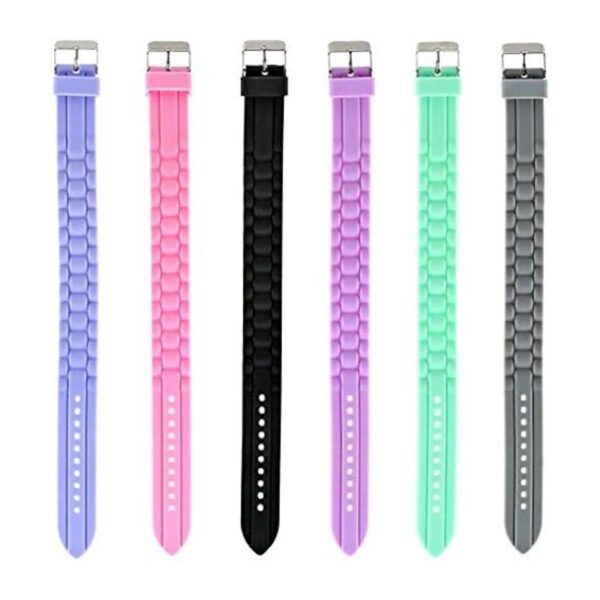 XOXO XO9069 Reloj en tono plateado con siete bandas_2
