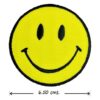 XOmise Lote de 6 piezas de cara sonriente negra y amarilla_5