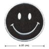 XOmise Lote de 6 piezas de cara sonriente negra y amarilla_4