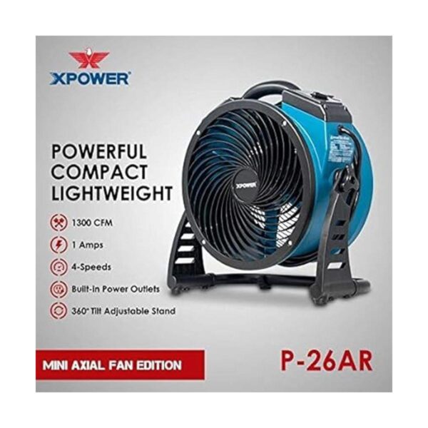 XPOWER P26AR Motor de aire axial industrial ventilador