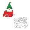 XMYXCRAFT Caja de regalo de Navidad troqueles de metal de_1