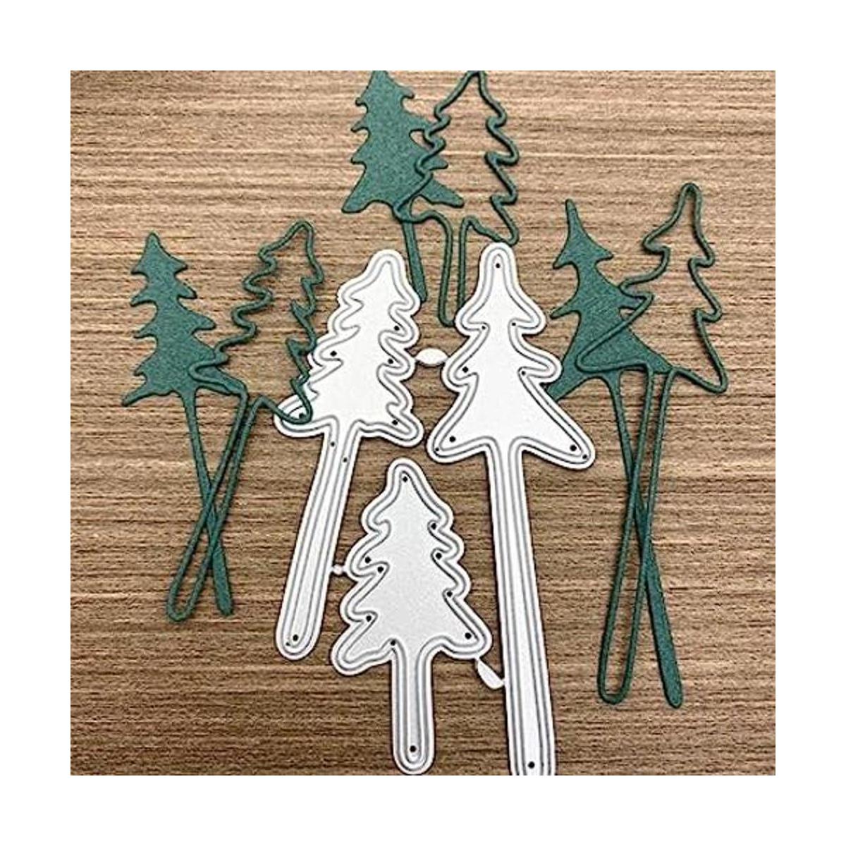 XMYXCRAFT 3 troqueles de metal para árbol de Navidad