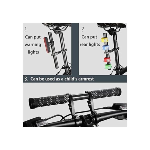 XNX Extensión extensor de manillar doble para bicicleta_3