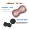 Alfombrilla de mouse extendida para juegos con costura_5
