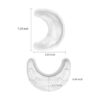 XMOX Molde de silicona 3D Moon DIY Mousse Cake Mold