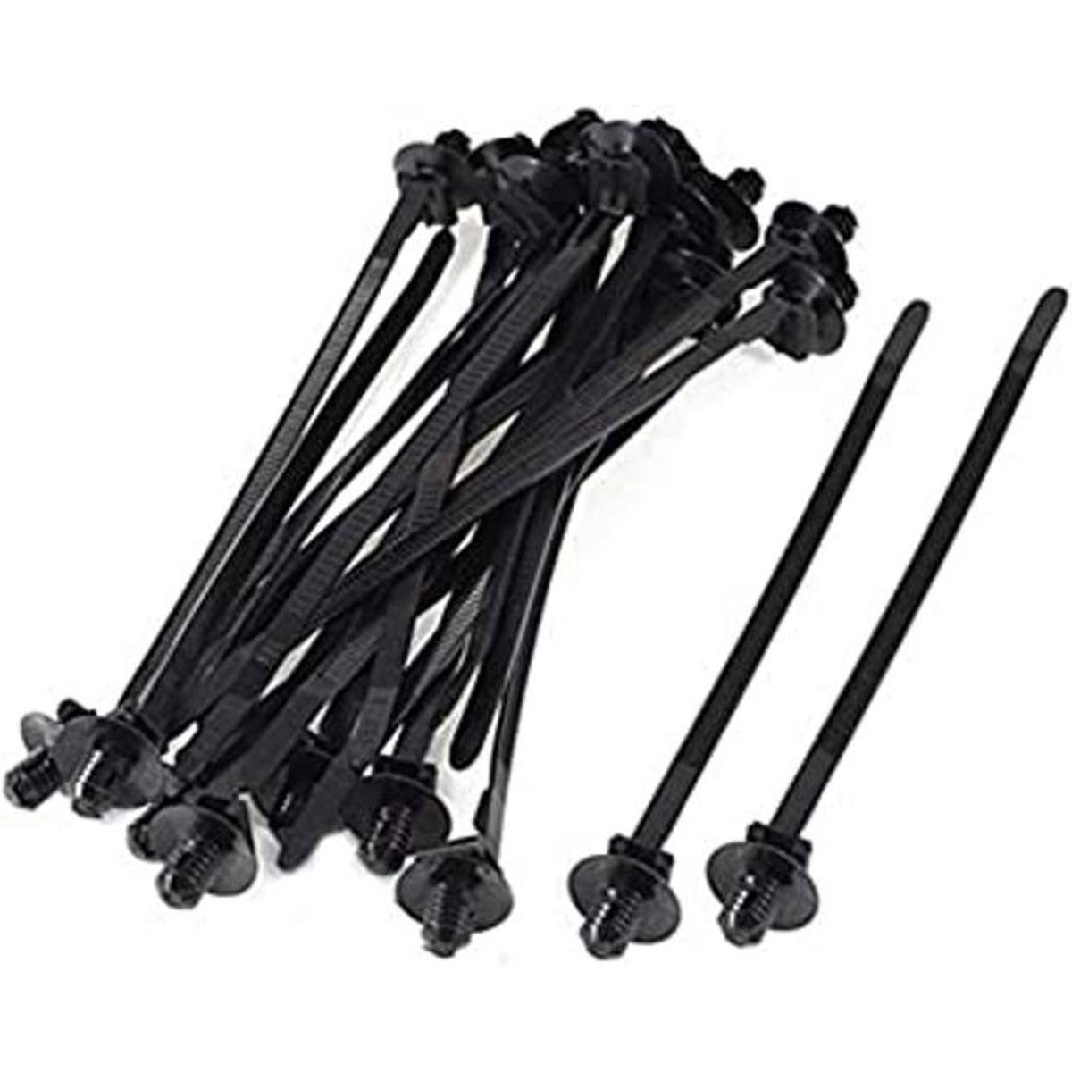 XMHF 20 piezas de nailon Push Mount Car Dome Cable Corbata