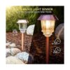 XMCOSY Luces solares para caminos al aire libre paquete_2