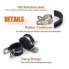 ISPINNER Kit surtido de 52 abrazaderas de cable_3