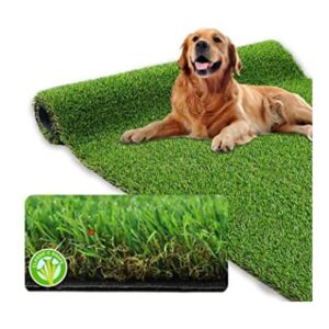 XLX TURF Alfombra con césped artificial gruesa para