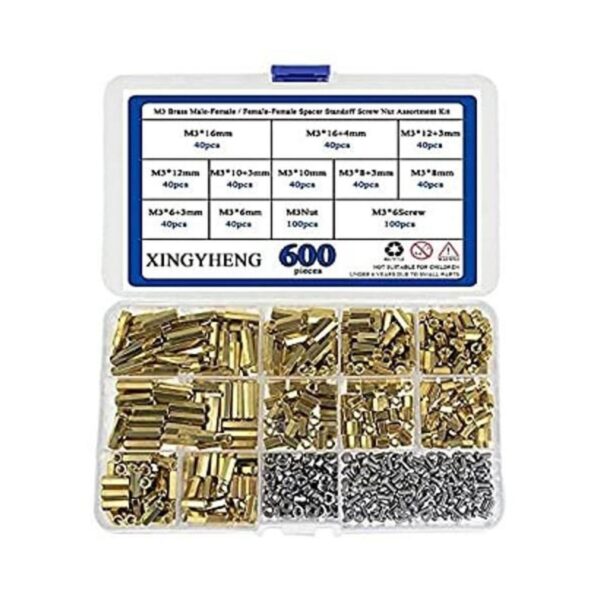 XINGYHENG Juego de 600 piezas M2 M3 de latón_1