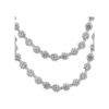 Cadena de cristal de 0.394 in y 1 yarda con forma de flor_1