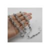 Cadena de cristal de 0.394 in y 1 yarda con forma de flor_4