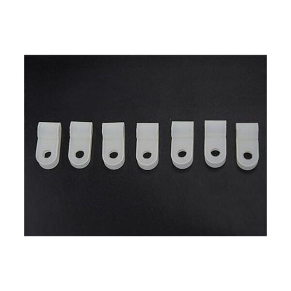 XINGYHENG 200 piezas de nailon blanco tipo R abrazadera de_3