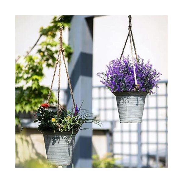Paquete de 8 plantas artificiales flores hierba
