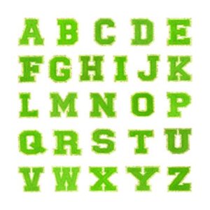 Parches de letras pantalones de mezclilla parche de