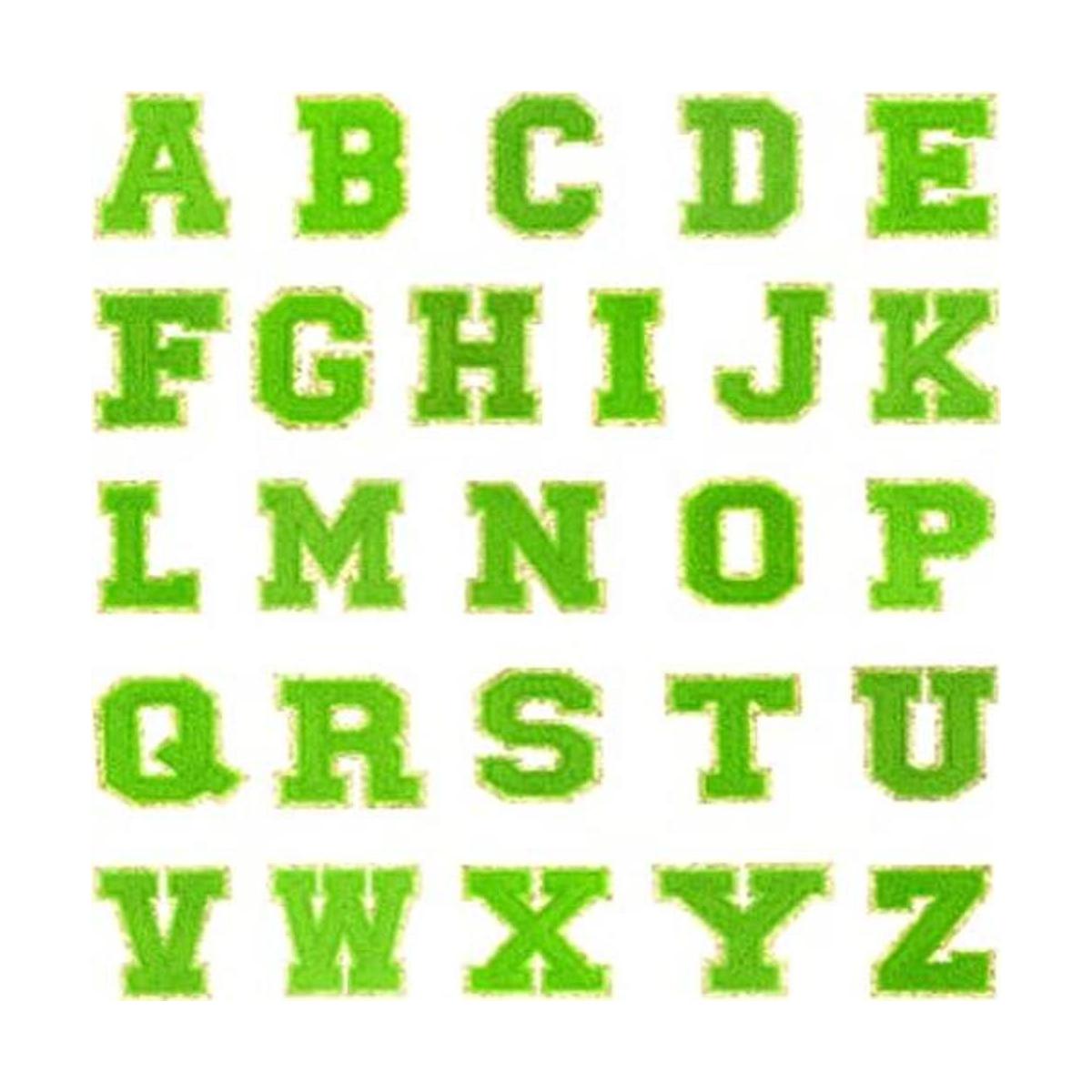 Parches de letras pantalones de mezclilla parche de