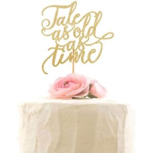 Tale As Old As Time Decoración para tartas de boda_1