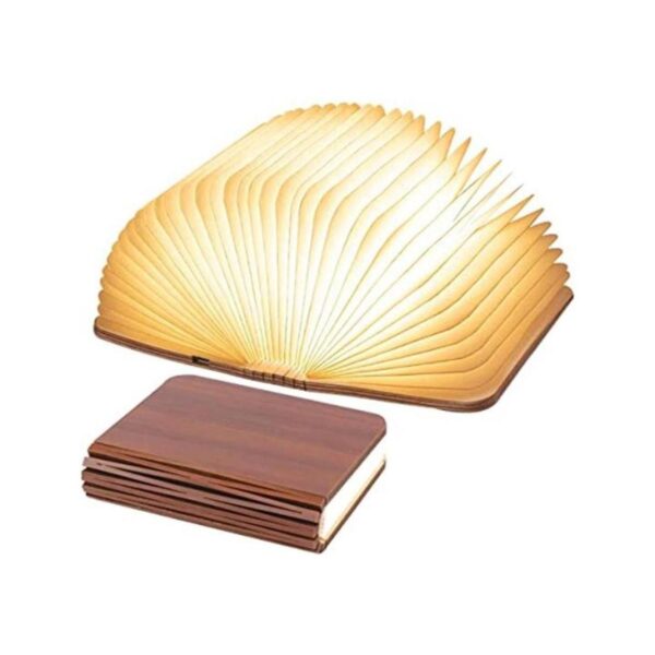 XIUDI Mini lámpara plegable de libros de 8 colores luces_1