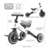 XJD 3 in 1 Kids Tricycles for 10 Month to 3 Years Old Kids_5