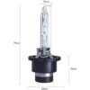 XIYUE D2S 6000K HID Faros Bombillas 2 unidspar reemplazo_5