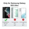 JAME Funda para Samsung Galaxy S22 Ultra NO para S22 o_2
