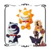 Sundrop and Moondrop Plush Toy FNAF Plushies Clown Figure_6