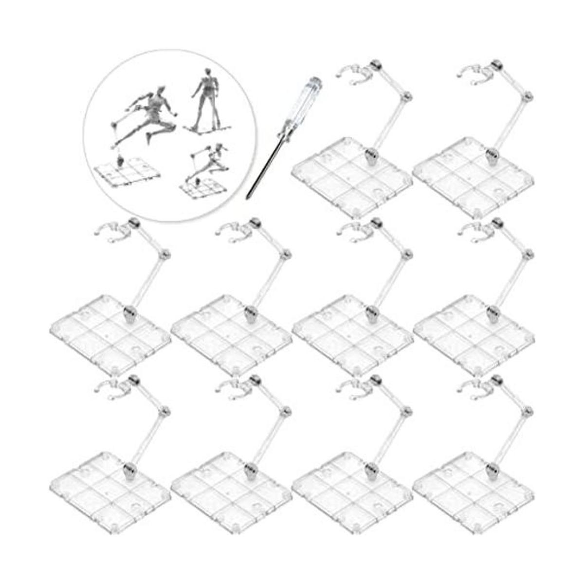 XISTEST Soporte para figuras de acción 10 piezas de