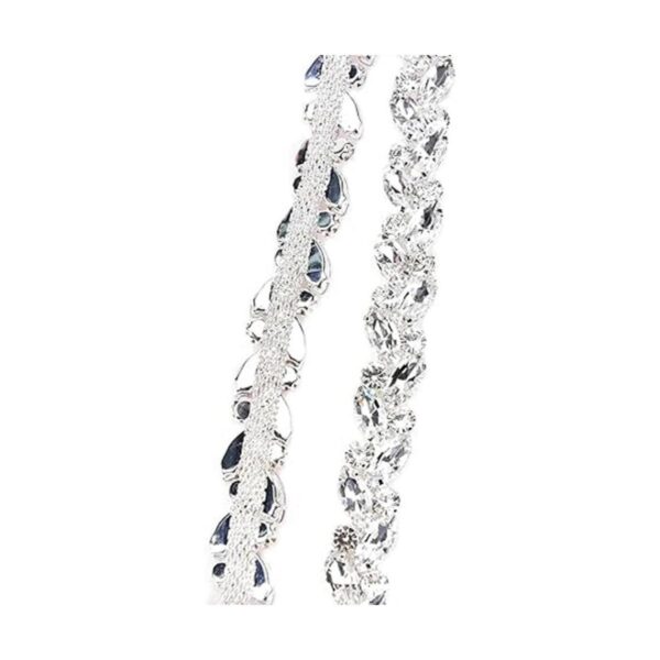 XINMILI Cadena de diamantes de imitación de cristal denso_2