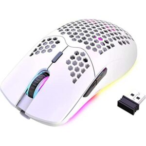 Mouse inalámbrico para juegos con diseño de panal ligero