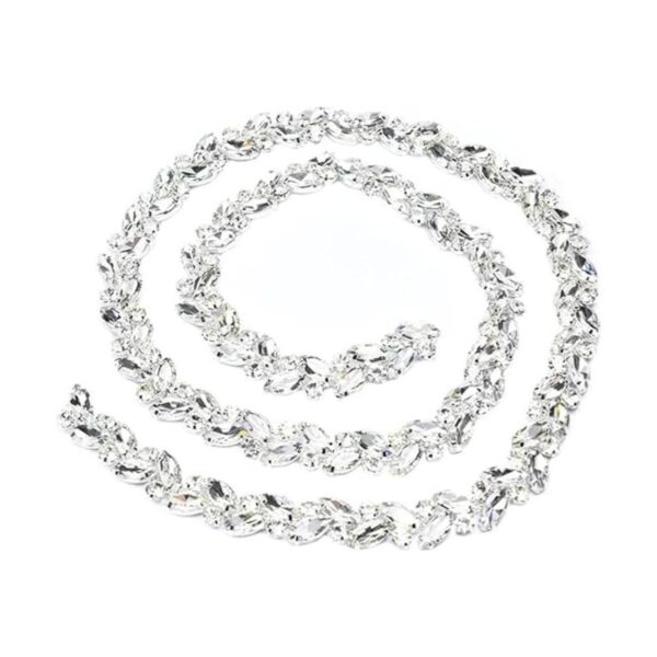 XINMILI Cadena de diamantes de imitación de cristal denso_1