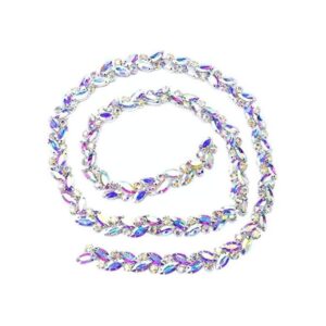 XINMILI Cadena de diamantes de imitación de cristal AB_1