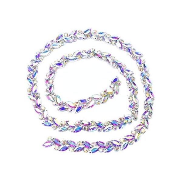 XINMILI Cadena de diamantes de imitación de cristal AB_1