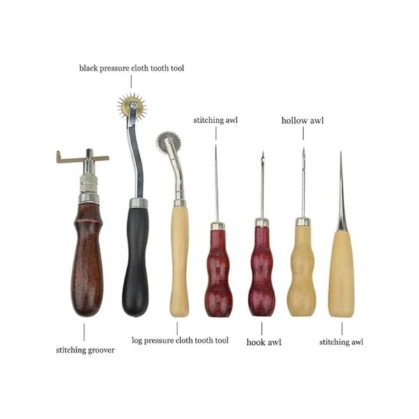 XLX 25pcs Kit de Craft herramienta de mano de piel costura_5