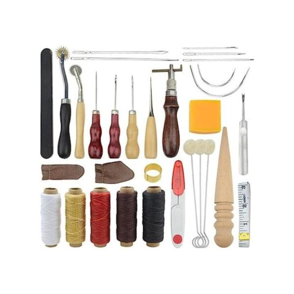 XLX 25pcs Kit de Craft herramienta de mano de piel costura_1