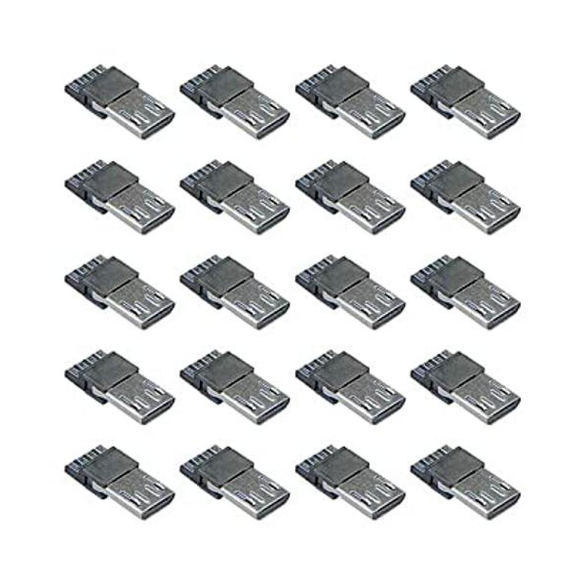 XINGYHENG 40 piezas USB tipo B estándar Micro puerto macho
