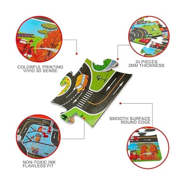 Rindo Select Rompecabezas de suelo para niños de 3 a 8