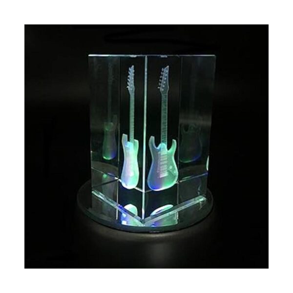 Pisapapeles 3D grabado con láser en cubo de cristal para_4