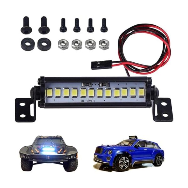 RC Crawler barra de luz techo luces LED kit para Traxxas