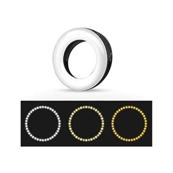 XINBAOHONG Anillo de luz recargable para selfie portátil_2