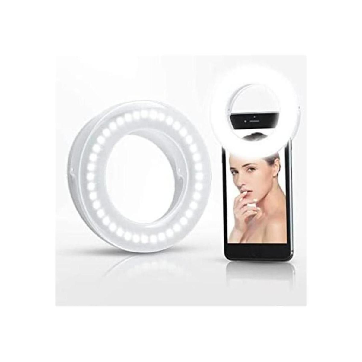 XINBAOHONG Anillo de luz recargable para selfie portátil
