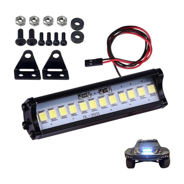 RC Crawler barra de luz techo luces LED kit para Traxxas