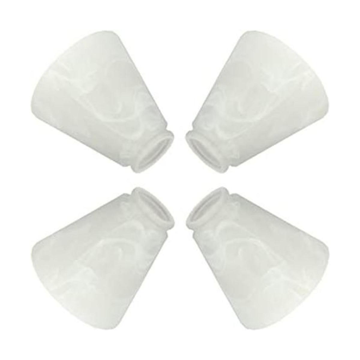 XIDING Paquete de 4 persianas de cristal de repuesto de