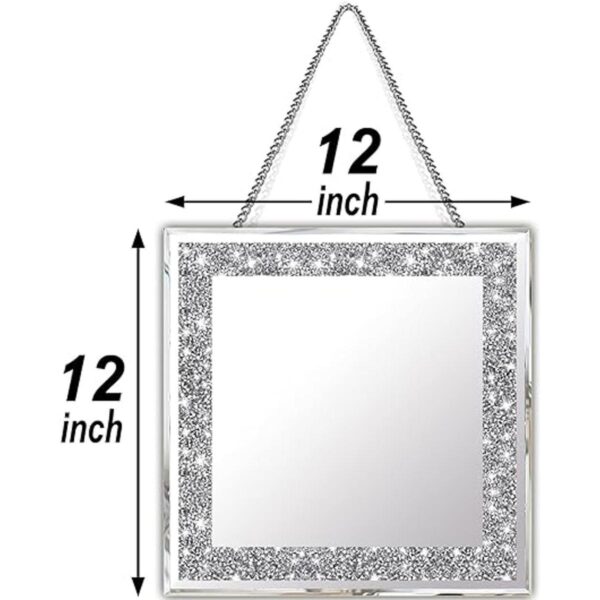 XIHACTY Espejos de pared de 2 piezas espejos de diamante