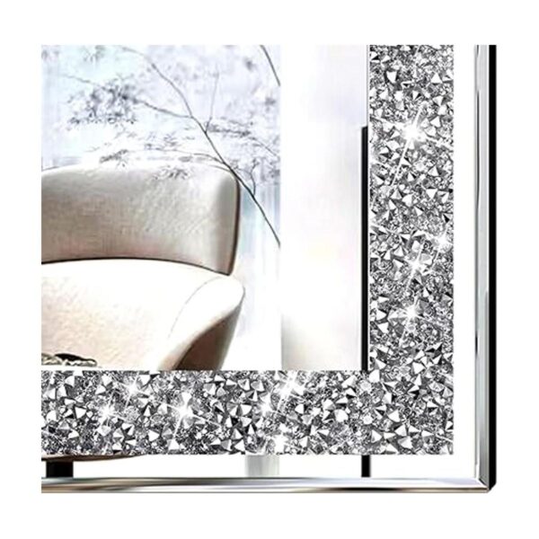 XIHACTY Espejos de pared de 2 piezas espejos de diamante