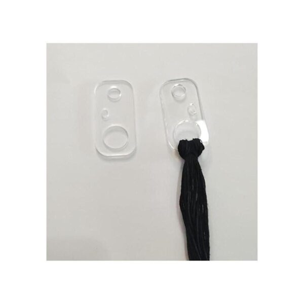Gotas de hilo de acrílico transparente para bordar hilo de