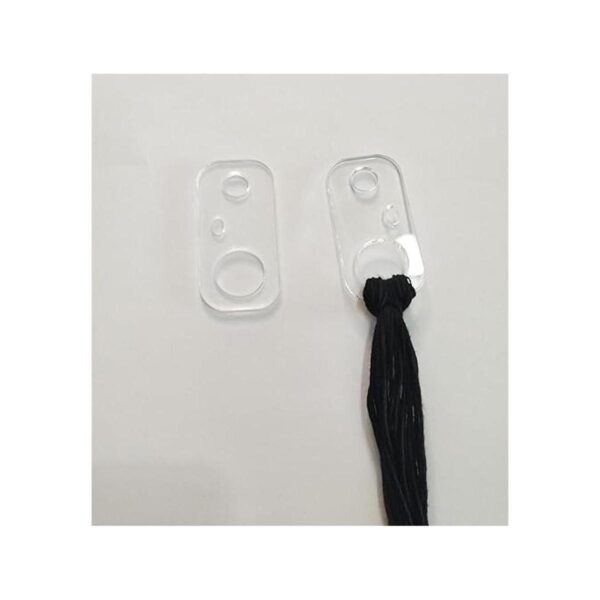 Gotas de hilo de acrílico transparente para bordar hilo de
