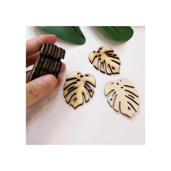 30 piezas de hojas de hoja de Monstera tropicales en