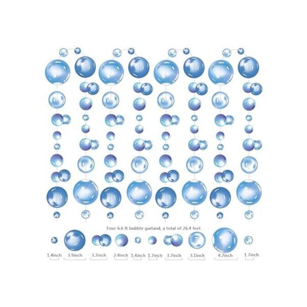 Guirnalda de burbujas transparentes para decoración de_2