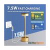 Moderna lámpara de mesa LED recargable inalámbrica con_3