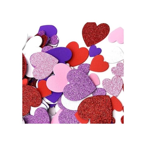 360 calcomanías de corazón autoadhesivas de espuma 3
